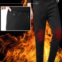 Pantaloni da uomo uomini inverno elettrici USB riscaldati addensato Falx riveciante fodera per riscaldamento a calore termico a fuoco