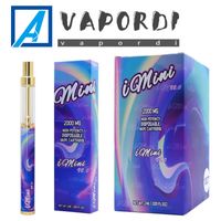 Kits de cigarette vides imini vapordi d'origine pystage de vape jetable rechargeable 280mAh Préchauffe 2,0 ml Vaporisateur d'huile d'épaisseur avec 10 couleurs