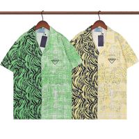 Chemise de lin à manches courtes pour hommes chemises de poche Botton JM005