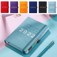 English Planner Organizer Notepad A5 Diary Monthly Weekly Schedule Notebook for School Office Stationery Epacket212w