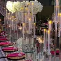 Party Decoration Wholesale 10 Arms Long Stemmed Modern Clear...