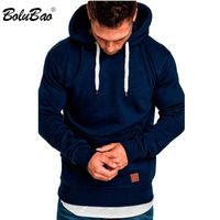 Bolubao Fashion Herren mit Kapuze -Sweatshirt Langarm Herbst Casual Hoodies Boy Bluse Marke Solid Sweatshirts Mann 220718