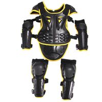 Motorcycle Armor Kids Suit Dirt Bike Chest Back Spine Protector Shoulder Arm Eblow Knee Pads Full Body Vest For Motoc2507
