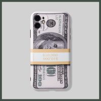Dollar prop fake money toy gift Cell Phone Cases for cellphone for iPhone 13 12 pro max 11 13pro 100pcs pack