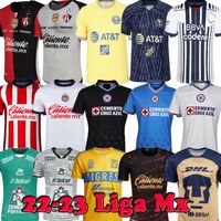 Nouveau 21 22 Maillots de football du Club America 2020 2021 2022 Maillot du club du Mexique Xolos de Tijuana Tigres UNAM Guadalajara Chivas Cruz Azul kit Maillots de football