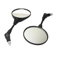 Motorcycle Diameter Handlebar Collapsible Round Shape Rearview Amber Side Mirror Modified Accessories for Kawasaki KLX250 KL250