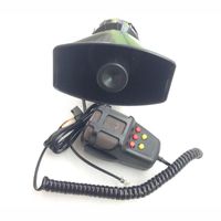 Other Lighting System Sound 12v 100W Car Electronic Warning Siren Motorcycle Alarm Firemen Ambulance Emergency Loudspeaker Horn With MICOthe