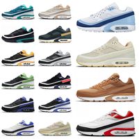 Top Quality BW OG Designer Running Shoes For Men Women Flax Textile Black Emerald Phanton Gum Black Violet Blue Cap Midnight Navy Armory Sports Sneakers Trainers