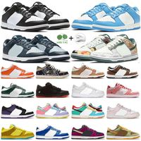 2022 low Running shoes Men Women Black White UNC Chunky Syracuse Chicago Kentucky Shadow Mens Walking Outdoor Sports Trainers Sneakers Eur 36-47