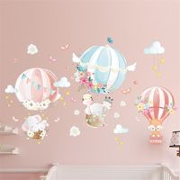 Pegatinas de decoración de globos de dibujos animados para la habitación de los niños del dormitorio del jardín del jardín del jardín del jardín del jardín del jardín