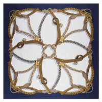 Nouveau collier de la ceinture 130 cm écharpe carrée de luxe Écharpes pour les dames swek en soie femme écharf écharf écharpe Echarpe Tuaban J220713