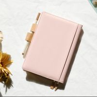Notepads A5 Notebook Cover Planer Diary Book Lederspezifikationen deckt den japanischen Stil der Icecream Color School ab