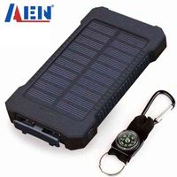 XM mAh Solar Charger USB Ports External Charger Powerbank For Smartphone with LED Light Solar Power Bank J220531