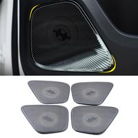 For Mercedes-Benz GLB-Class X247 2019-2020 Car Door Loudspeaker Pad Audio Speaker Cover Trim Frame Sticker Interior Accessories2682