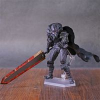 410 359 Berserk Black Swordman Action Figure Collectible Mod...