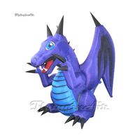 Cute Advertising Inflatable Dragon Model 4m Cartoon Animal Blow Up Flying Dragon Balloon Wing Wings For Event