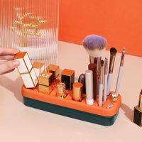 Storage Bags Makeup Organizer Box Porous Pen Holder Brush Display Stand Cosmetic BoxStorage