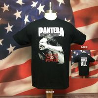 Мужские футболки с футболкой Pantera Вульгарная дисплей бренда Power Authentic Rock Metal Футболки