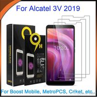 Alcatel 3V 2.5d 0.26mm 9H 강화 유리 스크린 보호기
