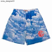 Eric Emanuel Shorts Designer Sports ee Men's American American Muscle Litness Mesh Treasable Callball Training Pants European and Fashion