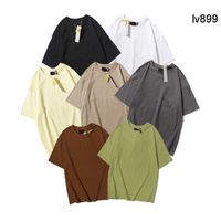 2021 Весеннее лето мужчины S T Рубашки хлопок высококачественный пуловер с силиконом изготовления футболка для женщин с коротким рукавом