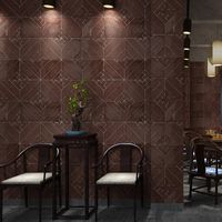 Tapety chiński styl siatki retro cegła wzór mapy hurtowe bułki do salonu restauracja