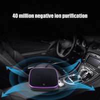 Oczyszczacz powietrza samochodowego z filtrem odświeżarka czyszczniejszy ujemny jonizator USB formaldehyd bakterie zapachowe oczyszczające urządzenie automatyczne 281L
