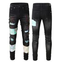 Compre al por mayor Pantalones Rasgados Negros de bajo precio \u0026 de calidad  con envío gratuito | Es.DHgate