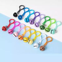 Party Favor Plastic Keychain Hanging Bell Diy Bag Jewelry Pendant Söt kreativ personlighet Pendant liten gåva