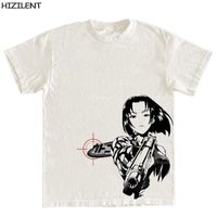 힙합 남성 의류 여름 고딕하라 주쿠 펑크 느슨한 남성 여성 대형 Tshirt 짧은 소매 애니메이션 그래픽 T 셔츠 Y2K EMO 220627