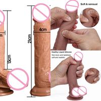 NXY dildos 7/8 inç Büyük gerçekçi yapay penis silikon penis dong vantuz ile kadınlar için mastürbasyon lesbain anal seks oyuncaklar yetişkinler 18