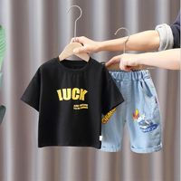 Summer Baby Boy Clothes Kids O-Neck T Shirt sport Shorts 2Pcs sets Infant Children Fashion Toddler Tracksuits303o