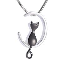 IJD10014-2 Pet Cat Urn Necklace per cenere Cremazione Memoriale di gioielli Memoriale Keepsake My-My Kitten Forever in My Heart Ashes Jewelry219l