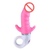 Juguete sexual para masturbación femenina g spot vibradores de conejo mujer consolador triple estímulo av stick masajeador productos sexuales para adultos para co160r
