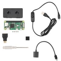 Motherboards für Raspberry Pi Zero W -Kit -Fall -Adapter mit Heizkühlung 20Pin GPIO -Header OTG -Kabelschraubendreherboards