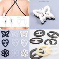 Fasteners Popular Shadow Intimates Accessories Stealth Buckle Fashion Bra Buckles Strap Holders Invisible Bra Clips