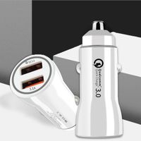 QC3.0クイックカー充電器USB PDインターフェイスiPhone Xiaomi Car Adapterの高速充電