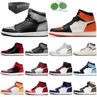 new basketball shoes 1 men women 1s high Spider Man Turbo Green Patent Bred Rebellionaire Obsidian Chicago Sail Shadow outdoor sneakers with box 7-13