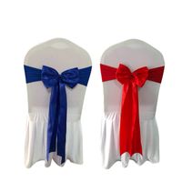 Hotel Wedding Birthday Chair Covers Sash Bands Chiars cover bow Decoration