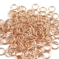 500 pcs 4mm 5mm 6mm Open Jumprings Rose gold Plated Jump rings - split rings DIY supplies jewelry accessories266A
