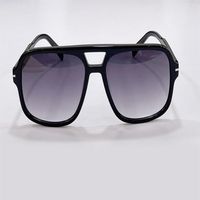Shiny Black Grey Shaded Sunglasses 0884 Falconer Designers Sun Glasses for Men Women Fashion EyeWear Accessories with Box2880