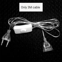 Strings Only 3m Extension Cable For Christmas LightsLED LED