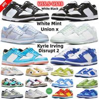 big size 36-47 Designer low Dunkers men Running Shoes White Mint Black Racer UNC Blue Union x Kyrie Irving Sun Club Disrupt 2 World