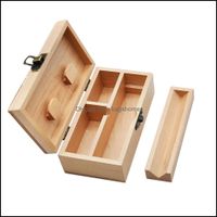 Embalaje de cajas Escuela de oficina Negocio industrial de madera natural Caja de regalo de ruido de buzón portátiles
