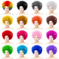 Décoration de fête pour femmes explosion moelleuse Headgear Curly Hair Wig Short Funny Performance accessoires Supplies Adultes Enfants sont disponibles