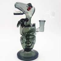 Glass Water Bong Dino Rig With 14. 4mm Female Joint Hookah Pi...