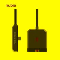 Controladores de jogo Joysticks Original Nubia Redmagic Adapter para 6Pro Docking Station Adapt