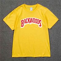 Camisetas de backwoods 2022 nuevos hombres de manga corta camiseta de algodón de moda hip hop rock streetwear swag camiseta