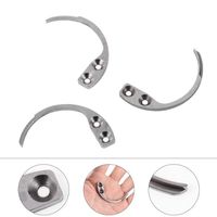 Hooks & Rails 3 Pcs Stainless Steel Anti- Theft Tag Hook Pin ...