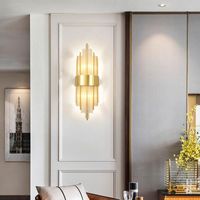 Duvar lambaları Modern Işıklar Lüks Sconce Led Oturma Odası Bar Kristal Altın Arka Plan İskandinav Yatak Odası Başucu Salonu Yemek Dekoratif Lamba
